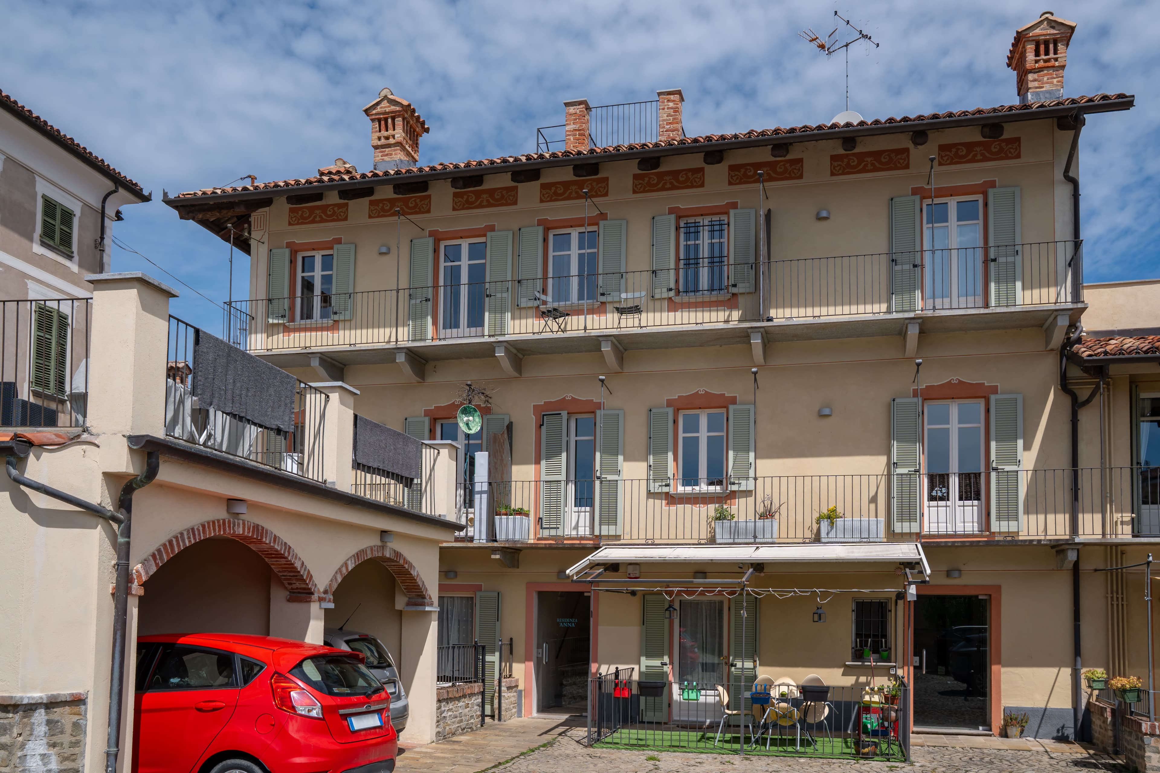 Apartment side view